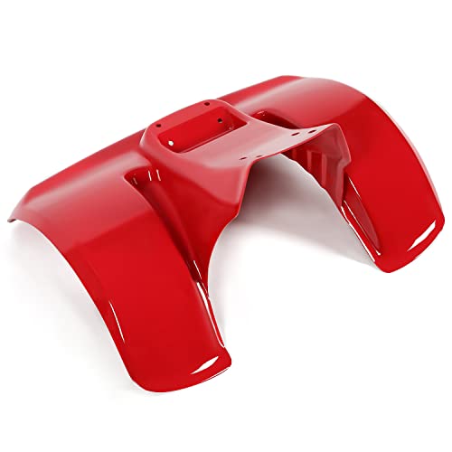 KUAFU Fender Compatible with ATC70 Mudguard Mud Flaps Fender Protector - color: Red, size: Rear