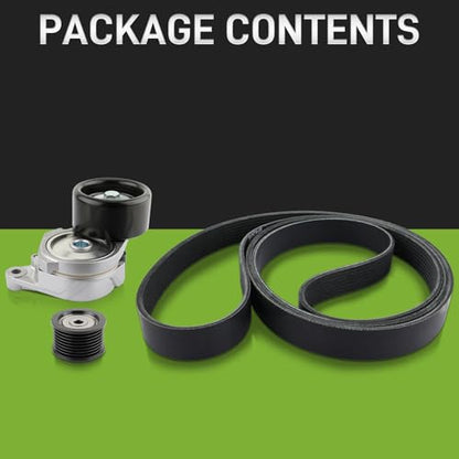 Serpentine Belt Tensioner SK89378 1660338010 Idler Pulley K080948 Belt Kit