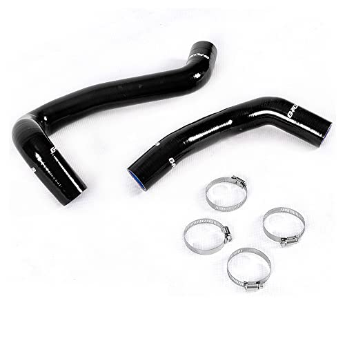PIT66 Silicone Coolant Radiator Hose Kit Fit Toyota Tundra 2007-2017 - color: Black