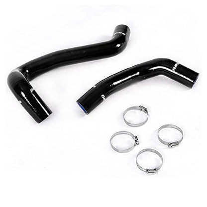 PIT66 Silicone Coolant Radiator Hose Kit Fit Toyota Tundra 2007-2017 - color: Black