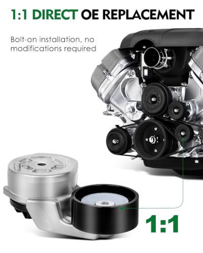 Belt Tensioner Assembly with Pulley For:-Dodge for:-Ram 2500 3500 - size: 38157