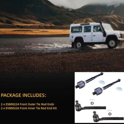 Outer Inner Tie Rods for Honda Odyssey 2005-2010 (excl. Touring Models) - size: EV800226 ES800224