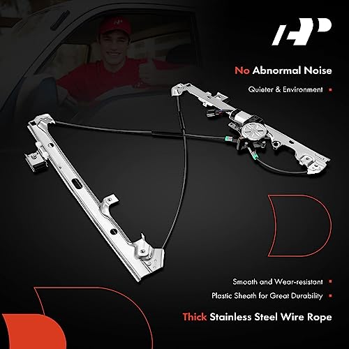 A-Premium Front Passenger Side Power Window Regulator with Motor - size: Front Passenger Side(RH)