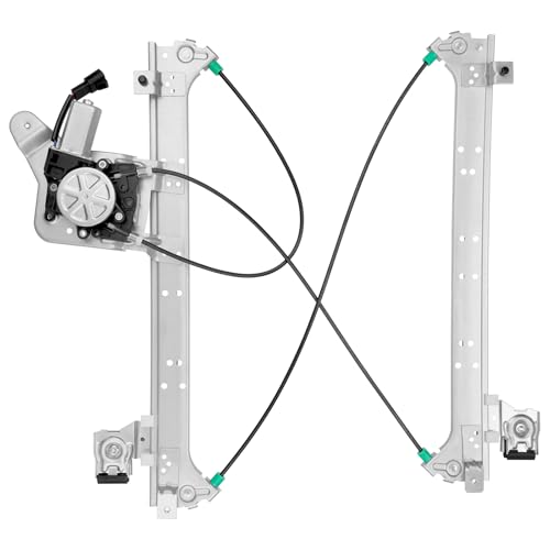 Obaee 741-578 Rear Driver Side Power Window Regulator with Motor Assembly Compatible with 2000-2007 Chevy Silverado/Tahoe/Suburban/Avalanche 1500 2500 3500, Cadillac Escalade, GMC Yukon XL/Sierra - size: Rear Left Driver Side