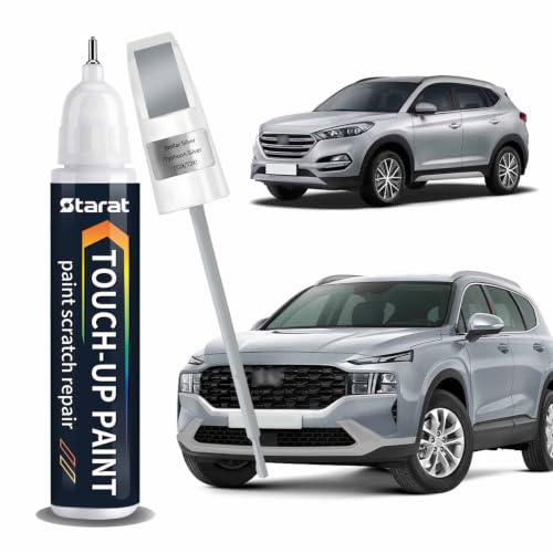 Stellar Silver/Typhoon Silver(T2X/T3X) Touch Up Paint Pen for Hyundai - color: Stellar Silver/Typhoon Silver (T2X/T3X)