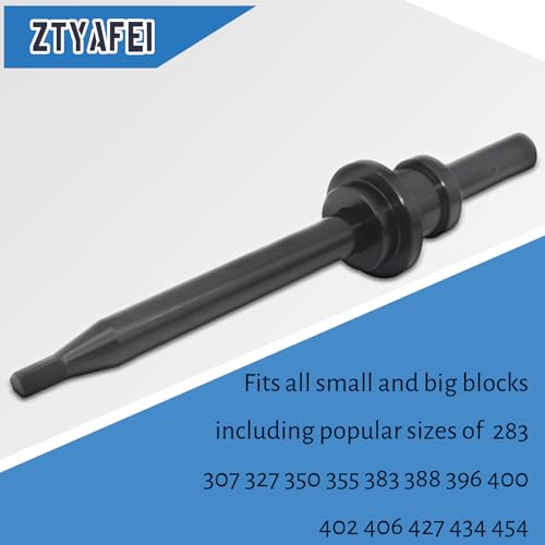 Oil Pump Primer Tool for GM Chevy SBC BBC, Fits 283 305 307 327 350 454 V6 V8 Engines, Compatible with Small & Big Block, Works with 3/8" or 1/2" Chuck Drill (Black) - color: Black