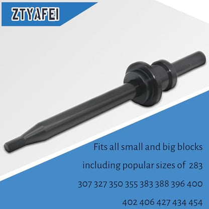 Oil Pump Primer Tool for GM Chevy SBC BBC, Fits 283 305 307 327 350 454 V6 V8 Engines, Compatible with Small & Big Block, Works with 3/8" or 1/2" Chuck Drill (Black) - color: Black
