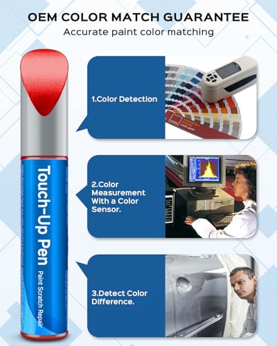 3R1 Matador Red Mica Touch Up Paint Kit Compatible with Lexus Exact Match Car Scratch Repair Touch Up Paint Kit - color: Matador Red Mica(3R1)