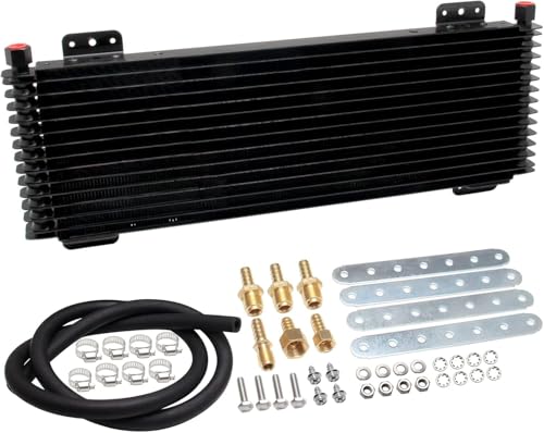 LPD47391 Low Pressure Drop Transmission Oil Cooler, 40,000 GVW, Black - color: Black