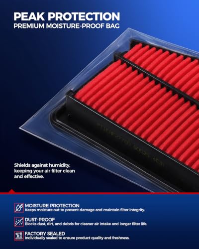 KAX CA12296 Premium Engine Air Filter for Kia, Hyundai Accent