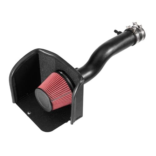 VEVOR Cold Air Intake, 3.3 Inch Cold Air Intake System + Heat Shield Compatible with 2016-2023 Toyota Tacoma 3.5L V6 Gas, High Flow Filter Kit Improved Horsepower, Throttle Response, High Performance - size: 2016-2023 Toyota Tacoma 3.5L