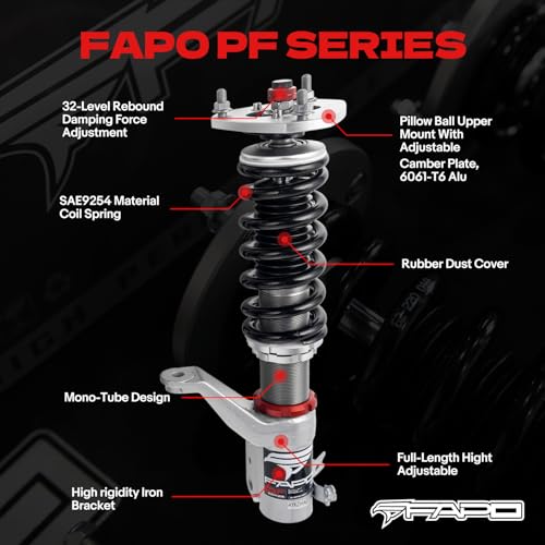 FAPO PF 32 Level Damper Coilovers for Honda CR-V 2002-2006 RD4-RD9 - size: 2002-2006