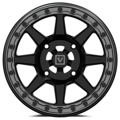 15x7 Valor Offroad V13 Satin Black BEADLOCK UTV Wheel 4x156 (10mm)