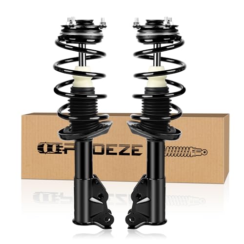 PROEZE Front Strut Assembly for 2006-2011 Civic, Shock Absorber Front with Coil Springs Replace 172286,172287, Driver and Passenger Side, 2PCS - size: 06-11 Civic-Front
