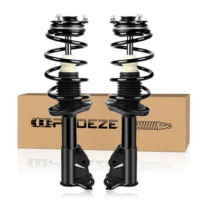 PROEZE Front Strut Assembly for 2006-2011 Civic, Shock Absorber Front with Coil Springs Replace 172286,172287, Driver and Passenger Side, 2PCS - size: 06-11 Civic-Front