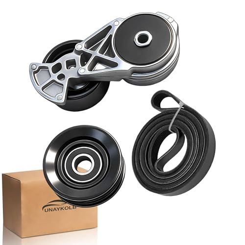 Serpentine Belt Kit With Tensioner And Idler Pulley For Ford - size: Ford Crown Vic, Lincoln Town Car 4.6l (00-02)