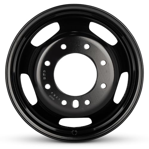 For 2019-2026 Dodge Ram 3500 17 Inch Painted Black Rim - OE Direct Replacement - Road Ready Car Wheel - color: Black