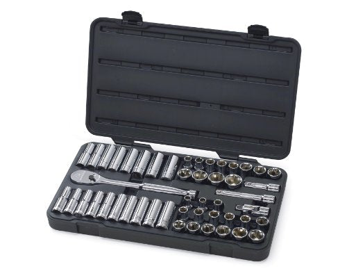GEARWRENCH 49 Piece 1/2" Drive SAE/Metric Mechanics Tool Set | 80700D - style: 49 piece - 6 point