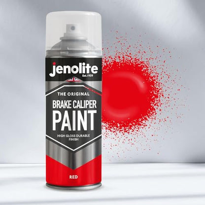 JENOLITE Brake Caliper Paint Aerosol, Red 1x13.5oz - color: Red, size: 13.5 Ounce (Pack of 1)