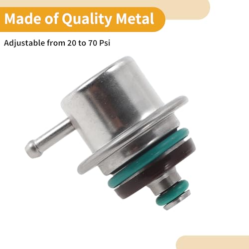 Fuel Pressure Regulator Fuel Pump Regulator for Mercedes-Benz C-Class 1993-2001 No.0280160587 Metal Corrosion Resistant 20-70 Psi 1 Pcs
