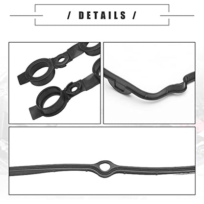 Motoforti Engine Valve Cover Gasket Kit for BMW E39 E46 E83 E85 11120030496
