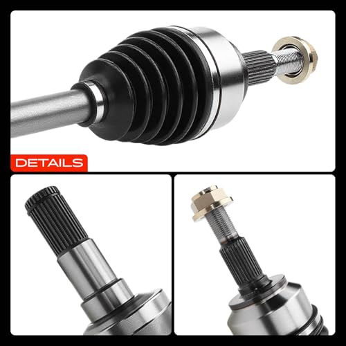 A-Premium Set of 2 Front CV Axle Shaft Assembly - style: Front Driver and Passenger Side