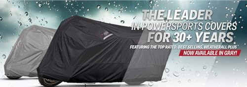 Dowco Guardian 51614-07 WeatherAll Plus Indoor/Outdoor Waterproof Motorcycle Cover: Grey, Adventure Touring