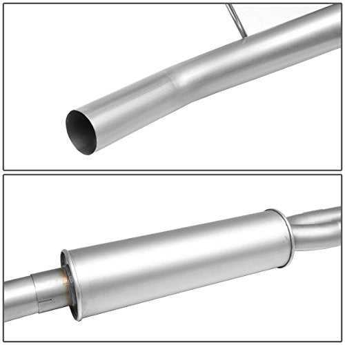 DNA MOTORING CBE-NTT07-56L Stainless Steel Cat Back Exhaust System [Compatible with 04-15 Nissan Titan]