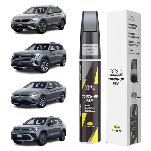 XNA Platinum Gray Metallic(LD7X/2R) for Volkswagen Touch Up Paint - color: Platinum Gray Metallic(LD7X/2R) for 2018-2026 Tiguan/2018-2025 Atlas/2020-2025 Atlas Cross Sport/2003-2026 Jetta/2022-2025 Taos/2012-2022 Passat/2010-2021 Golf/2002-2019 Beetle