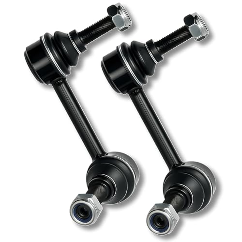 2PC Front Stabilizer Sway Bar End Links for Chevy 2002-2003 Trailblazer/Trailblazer EXT, for GMC 2002-2003 Envoy/Envoy XL, for Isuzu 2003 Ascender, for Olds-mobile 2002-2003 Bravada ‎‎K6665 66 - size: K6665 K6666