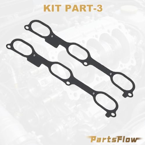 Partsflow Intake Manifold Gasket Set for Buick, Chevy, Olds,Pontiac - color: 19169127, 615200