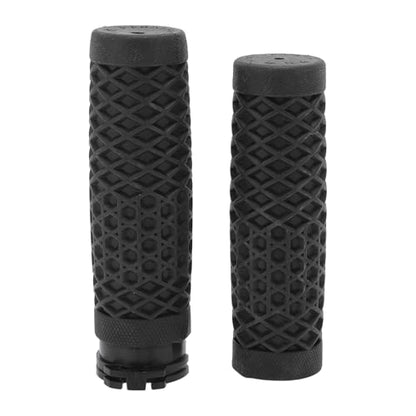 Motoforti 1" 25mm 1.1" 28mm Motorcycle Hand Grips Cover Kit Non Slip TPU Handlebar Cover for Motorcycle Scooter Bicycle ATV Black 1 Set