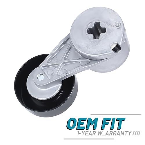 IRONTEK ‎38115 Belt Tensioner Assembly with Pulley Compatible for Ford Bronco E-150 Econoline E-150 Econoline Club Wagon E-250 Econoline #305224 49218 38001 89224 - size: 89224