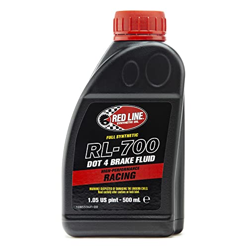 Red Line 90405 RL-700 High Performance Racing DOT 4 Brake Fluid - 16 Ounce - color: RL-700 High Performance Racing, size: 1 PACK
