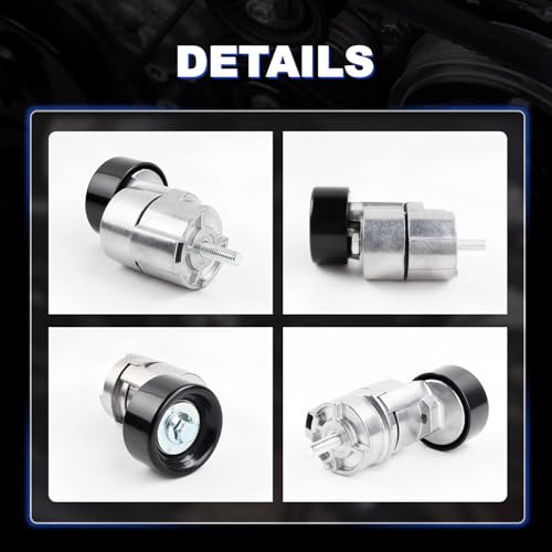Tensioner, Idler Pulley & V-Ribbed Serpentine Belt Kit for K-ia & Hyu-ndai - size: 2528125000