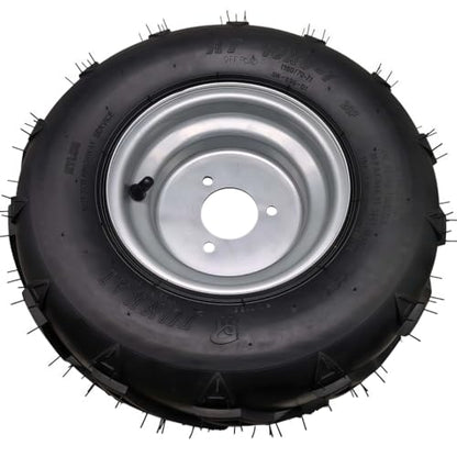 Silver 7" Left Wheel Rim Tire Assembly for TaoTao 50cc 90cc 110cc 125cc ATVs & Go Karts Includes 16x8-7 Tire 70mm Bolt Rim