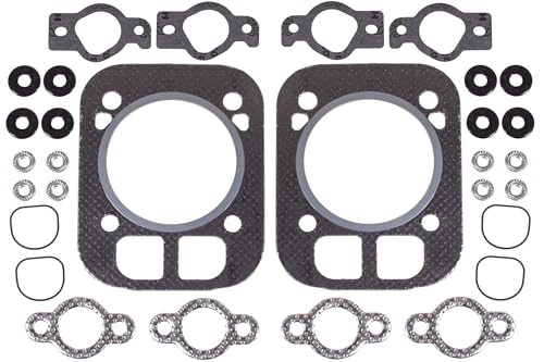 24-841-04S Cylinder Head Gasket Kit 2 Pack for Kohler, 24 841 03S Kohler CH25 CH730 CH740 CH750 CV25 CV26 Engine Head Gasket