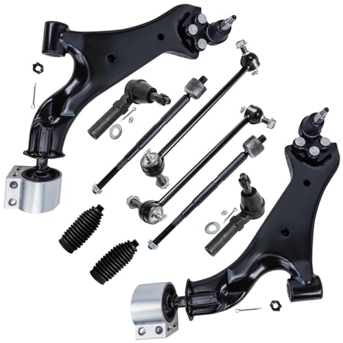 Detroit Axle - 2.4L Front 10pc Suspension Kit 10-17 Chevy Equinox - size: 10CS48202/10PC