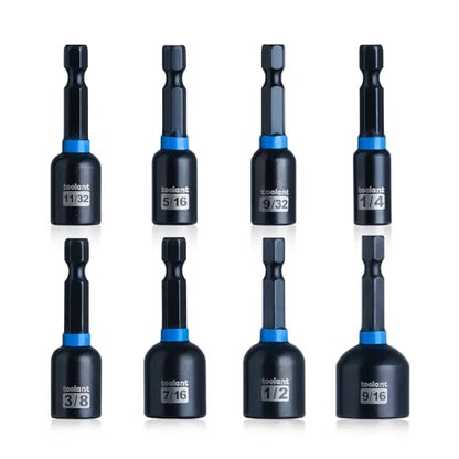 toolant Magnetic Nut Driver Set, SAE, 8-Piece - style: 8pcs SAE