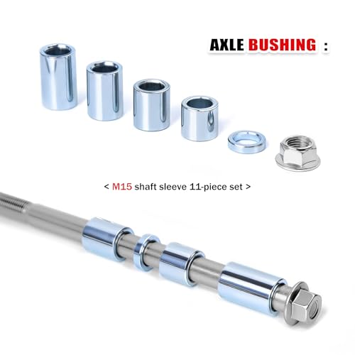 15mm Motorcycle Wheel Spacers Kit Axle Bushings For XR50 CRF50
