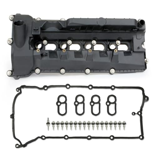 MITZONE Engine Valve Cover Left Side Compatible with 2010-2013 Land Rover LR4 2010-2019 Range Rover 2010-2019 Range Rover Sport 5.0L V8 - size: Left side