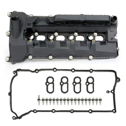 MITZONE Engine Valve Cover Left Side Compatible with 2010-2013 Land Rover LR4 2010-2019 Range Rover 2010-2019 Range Rover Sport 5.0L V8 - size: Left side