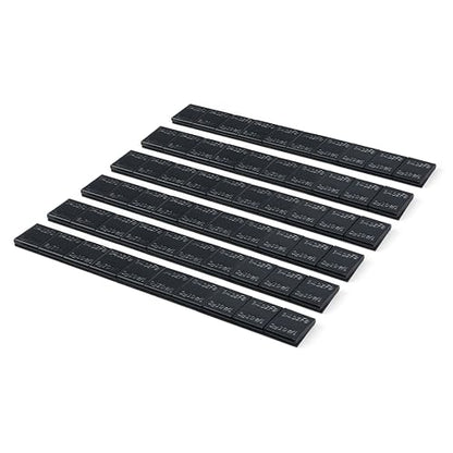 1/4oz Wheel Adhesive Stick-on Weight (60 pcs, Black, Slim Style) WW-025SB60 - color: Black, size: 0.25oz - 60 pcs