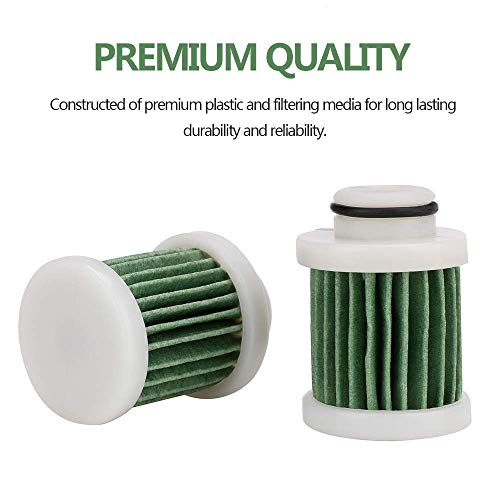 2PCS Primary Fuel Filter Element Compatible with Yamaha # 6D8-WS24A-00-00