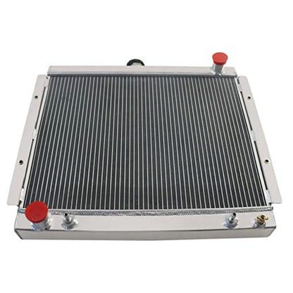 3 Row Radiator For Toyota Pickup Base LN67 4Runner SR5 1984-1995 - size: 3 Row Radiator+1.3Bar Cap(AT)
