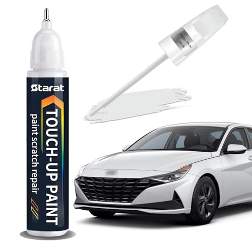 Hyper White(WC9) Touch Up Paint Pen for Hyundai Scratch Repair - color: Hyper White (WC9)