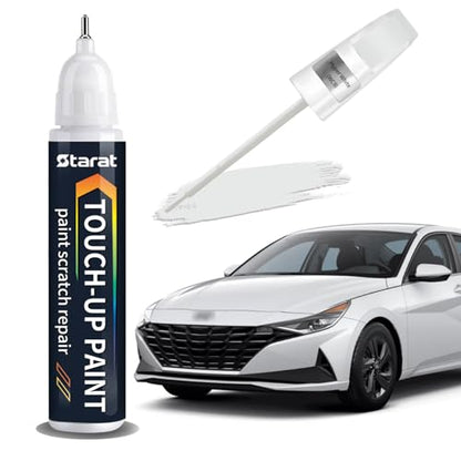 Hyper White(WC9) Touch Up Paint Pen for Hyundai Scratch Repair - color: Hyper White (WC9)