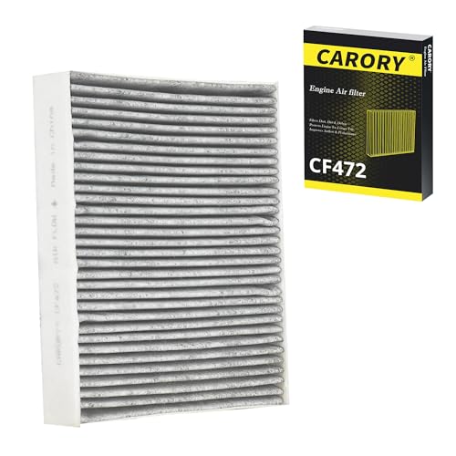 CARORY Cabin Air Filter w/Activated Carbon for BMW 320i (2013-2018), 328i (2013-2016), 330i (2017-2019), 335i (2014-2015), M2 (2016-2021), OE# 64119237554, 64119237555, CF11472, XC10010C, CF472 - size: 7.8" x 9.7" x 1.6"