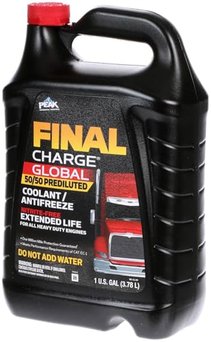 Fleet Charge FXAB53 Antifreeze Coolant, 1 gal., 50/50, Red