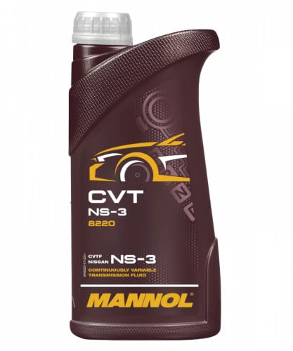 Mannol NS-3 Synthetic CVT Transmission Fluid, 1L Bottle, Ensures Smooth Gear Shifts, Reduces Wear and Tear, Provides Cold Weather Protection - size: 1L